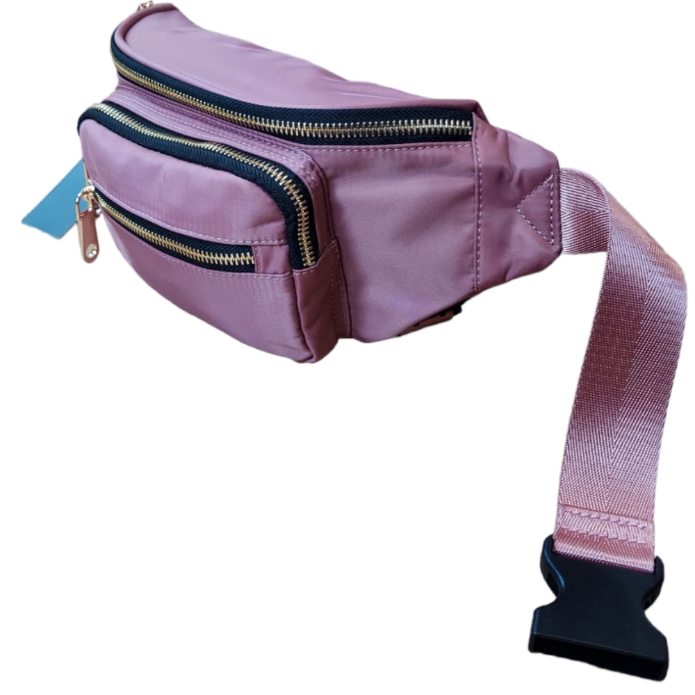 Womens Chest Bag Pink Fanny Pack Crossbody Bag Waist Belt Messenger Bag New